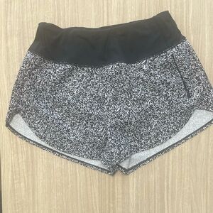 Mondetta Black and White  Women's Running Shorts